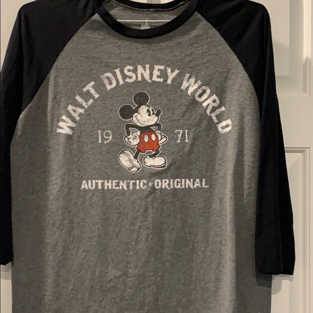 Walt Disney World baseball style t-shirt
